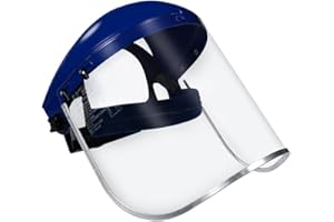 Blue Eagle BLUE EAGLE Full Face Impact Resistant Safety Faceshield (B1BL+FC48) | Clear | Extrusion-Grade Polycarbonate Visor 