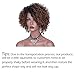 AisiBeauty Natural Brown Medium Short Curly Wigs with Dark Roots Short Fluffy Curly Hair Wig for Black Women Heat Resistant Synthetic Wig