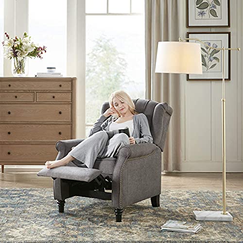 YANXUAN Pushback Recliner Chair, Tufted Armchair with Padded Seat