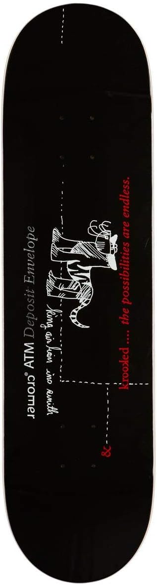 Krooked Cromer Deposit Skateboard Deck - 8.18"
