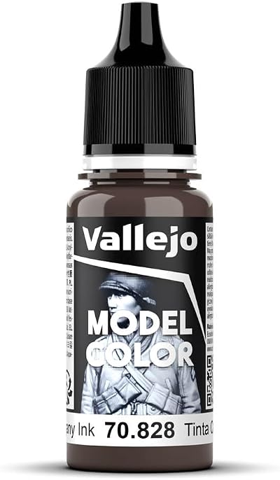 Vallejo Model Color Brown Wood Grain Acrylic Paint 18 ml Matte Self-Leveling