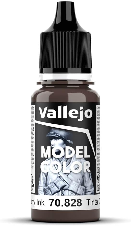 Vallejo Model Color Brown Wood Grain Acrylic Paint 18 ml Matte Self-Leveling