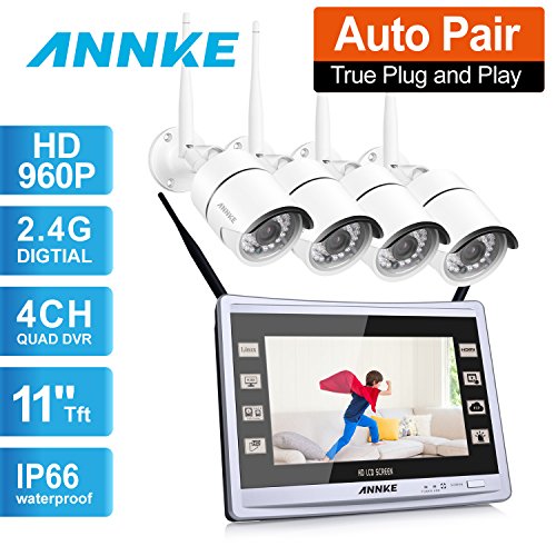 ANNKE 1080P Wi-Fi NVR with 11