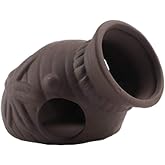 Norgail Ceramic Jar Aquarium Decorations Fish Tank Cave Breeding Cones Cave Fish Tank Ornaments for Amano Shrimp Cichlid Bonsai to Play, Hide and Rest