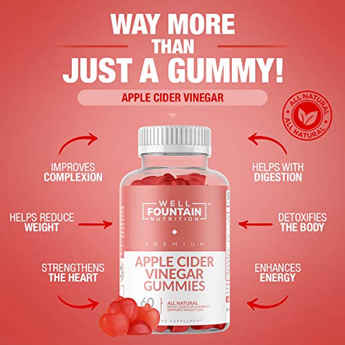 Apple Cider Vinegar Gummies Extra Strength Organic ACV with The