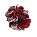 Floral Hair Claw Clips Set for Women, Double Grip Teeth Nonslip Strong Jaw Clamps Large Ribbon Rose Flower Hair Hold Clutches Accessories 3.9