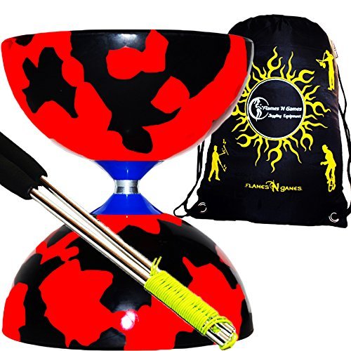 Profi-Diabolo-Set Jester RED