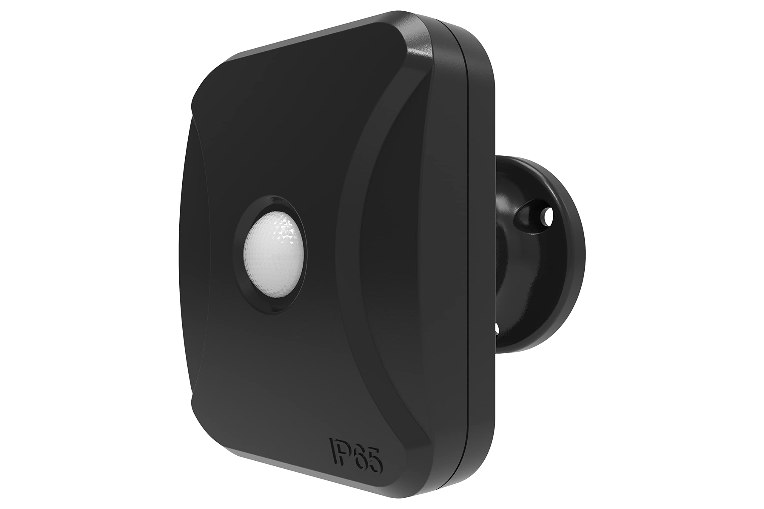 4lite Smart PIR Motion Sensor (Black) Battery Operated IP65 Rated Motion Detector Compatible with WiZ with a 3m Sensor Range - 4l1/8037-4Yr Guarantee