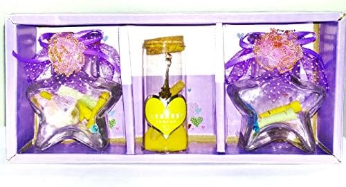 ZeusHub Glass Message in A Bottle Love Gift - Set of 3