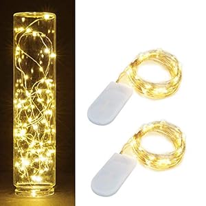 Lexton 20 Led 2 Meter Stairy String Lights Battery Operated |for Indoor Decorations (Battery Not Included) (Warm White…