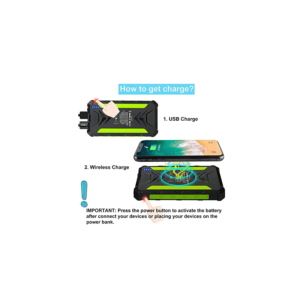 solar power bank 36000mah