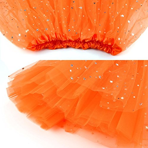 image for Tulle Tutu Skirt for Women, Forthery Vintage 1950s Sequins Ballet Bubb