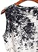 MakeMeChic Women's Tie Dye Ombre Tank Crop Top Sleeveless Knot Front T Shirt Blouse