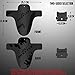 Mountian Bike Fender, MTB Mudguard, Front and Rear Compatible, Cycling Fender Fits 26