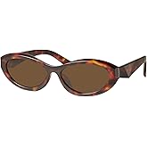 mosanana Oval Cat Eye Sunglasses for Women Retro Y2K Style MS52372