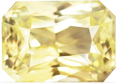 GemsNY 1.22 Carat Untreated Loose Yellow Sapphire Emerald Cut