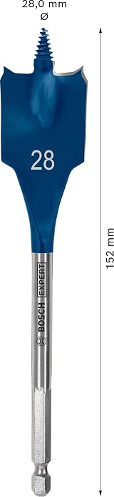 Bosch EXPERT Self Cut Speed Spade Drill Bit 28 mm Hex Shank view 3
