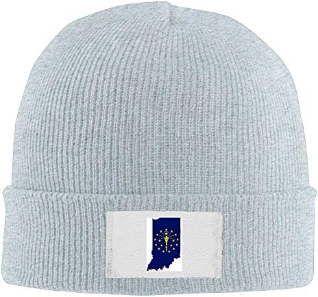 TQOIAS Kansas Map Slouchy Beanie Winter Wool Street Dancing Dad