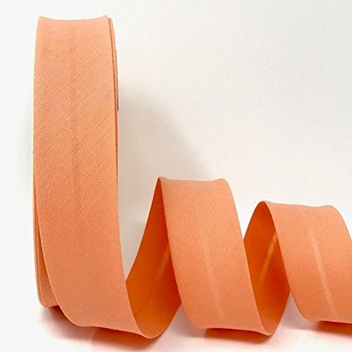 Byetsa Salmon Pink 30mm Polycotton Bias Binding on a 25m Roll