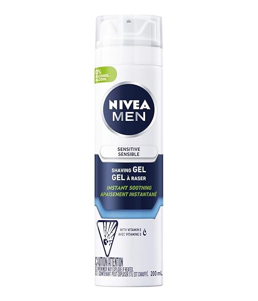 NIVEA FOR MEN SENSITIVE, SHAVING GEL 7 OUNCE...