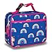 Lone Cone Kids' Insulated Lunch Box - Fun Patterns for Boys and Girls, Hearts and Rainbows, Standard