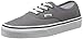 Vans Unisex Authentic Pewter/Black Sneaker - 8.5
