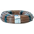 DIG ML-109B ¼” 100’ MICROLINE™ Dripline, 9” Dual Outlet Emitter Spacing, UV-Resistant Tubing for Efficient Irrigation | Ideal for Raised Beds, Gardens | Flexible, Durable, Easy Installation (Brown)