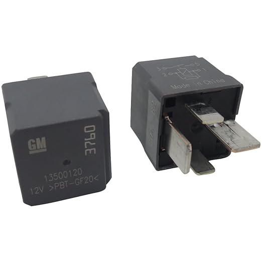 New OEM GM 4Pin Relays (2 Pack) 13500120 "3760" 4Terminal