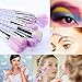 Lospu HY 10pcs Unicorn Makeup Brushes Set Professional Makeup Tools Cosmetic Powder Foundation Brush Eyeshadow Blusher with Travel Pouch