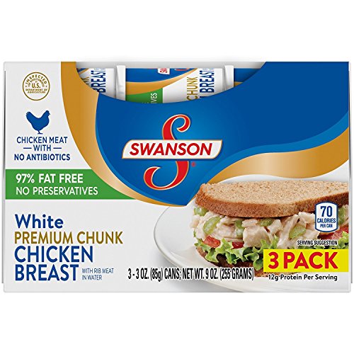 Swanson White Premium Chunk Chicken Breast, 3 Ounce (Pack of 3) - Thumbnail 4
