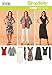 Simplicity Easy-to-Sew Pattern 3506 Women's Dress or Top, Skirt, Pants, Jacket, Tie Belt Sizes 20W-28W