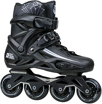 Amazon Ailj インラインスケート 大人用 ローラースケート 子供用 女の子 男の子 初心者向け ジュニア インライン ローラースケート子ども メッシュ 通気性抜群 プロの男性と女性 スケート 黒 Ailj スポーツ アウトドア