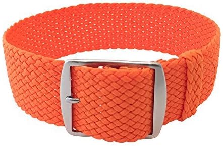 Perlon Watch Strap (24mm, Orange)