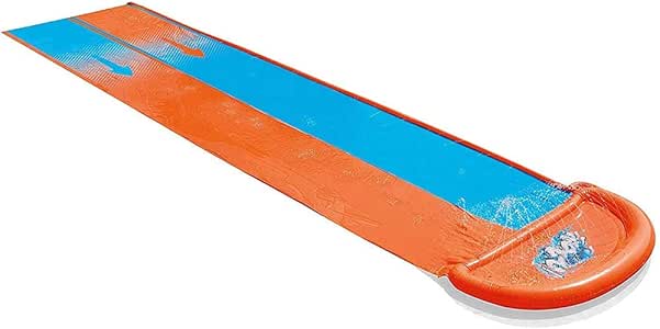 ZXIAQI Tobogán Acuático Doble Patio Trasero Juego De Salpicaduras