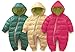 Gaorui Winter Warm Newborn Baby Jumpsuit Comfortable Outfit Hoody Coat Infant Romper