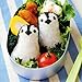 YunKo Rice Mold Onigiri Shaper and Dry Roasted Seaweed Cutter Set, Baby Penguin