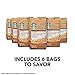 Starbucks Ground Coffee, Pumpkin Spice Naturally Flavored Coffee, 100% Arabica, Limited Edition, 6 Bags (11 Oz Each)