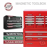 Steellabels "Magnetic"Tool Box Organizer Labels organize boxes, drawers &amp; cabinets “Quick &amp; Easy”, fits all brands of ‘Steel’ tool chest Craftsman, Snap-on, Mac, Matco &amp; Cornwell (Office Product)