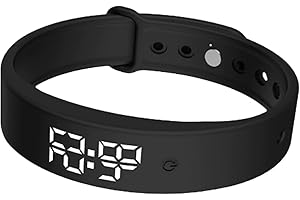 Silent Alarm Wristband | Vibrating Wristband Activity Tracker - Daily Timer with 3 Alarms,for Kids Adults Men Women Teens Eld