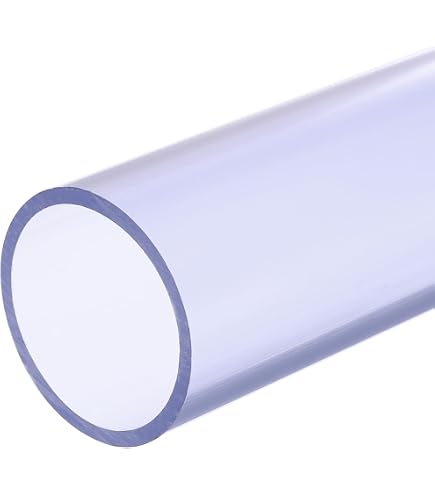 Tube Acrylique Transparent – 2 Pièces, ID 105 Mm, OD 110 Mm, Pour Lampes Ou Lanternes
