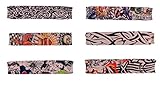 TAUT 6pcs Set Unisex Body Art Arm Stockings Slip Fake Temporary Tattoo Sleeves