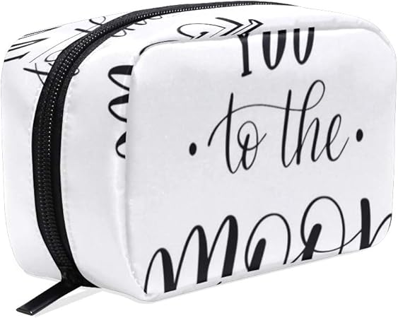 Amazon Patinisa化粧ポーチ アイラブユーミニマリストスタイルプリント 多機能 大容量 収納バッグ インナーバッグ 化粧品収納ポーチ メイクバッグ 旅行用 持ち運び便利 軽い Patinisa 化粧ポーチ 通販