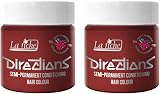 La Riche Directions Pillarbox Red Semi-Permanent Hair Colour 100ml Pot x2