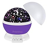 Best Baby Night Sky Light Projector For Kids - 360 Degree Rotation LED Lamp With USB Cable Plug In - Romantic Moon And Star Ceiling Lights Decor - Perfect Gift For Children And Adults.