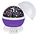 Best Baby Night Sky Light Projector For Kids - 360 Degree Rotation LED Lamp With USB Cable Plug In - Romantic Moon And Star Ceiling Lights Decor - Perfect Gift For Children And Adults.
