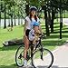 UrRider Child Bike Seat, Portable, Foldable & Ultralight Front Mount Baby Kids' Bicycle Carrier with Handrail for Mountain Bikes, Hybrid Bikes, Fitness Bikes