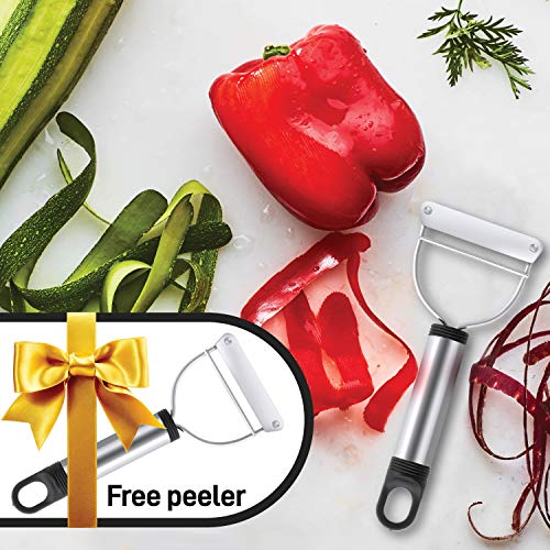 SIGAL Potato Masher and Vegetable Peeler Set, Stainless Steel Wire Head