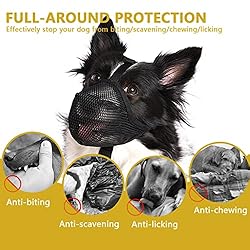 YAYOSUE Soft Dog Muzzle for Large Medium Small