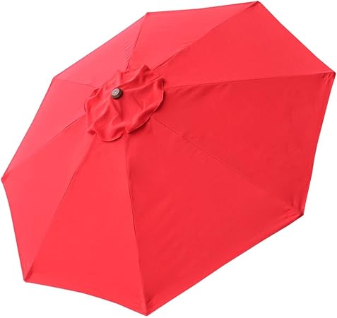 Amazon Com Yescom 8ft 8 Ribs Patio Umbrella Replacement Canopy Outdoor Cover Top Color Optional Garden Outdoor