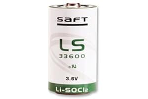 SAFT LS33600 D Size 3.6V Lithium Thionyl Chloride Battery